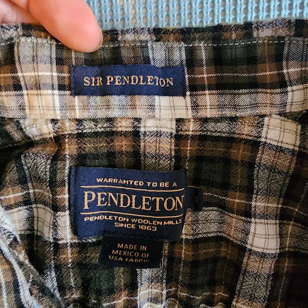 Pendleton "Sir Pendleton" Men's Small Brown Beige… - image 3